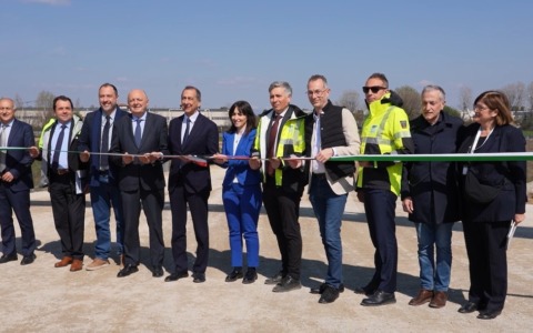 Inaugurata la vasca di laminazione del fiume Seveso a Senago