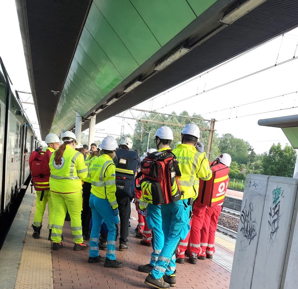Aggressione alla stazione di Garbagnate Parco delle Groane